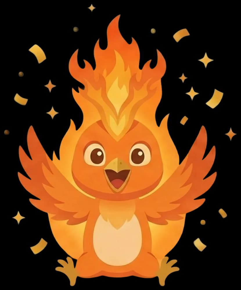 Phoenix flame-celebration